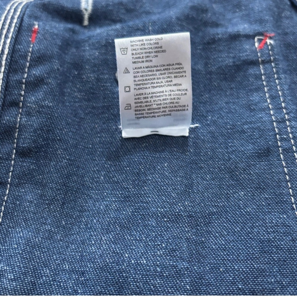 Dickies Overalls Work Men's Size 46x30 100% Cotton Farmer Rancher Bib Carpenter - Picture 10 of 10